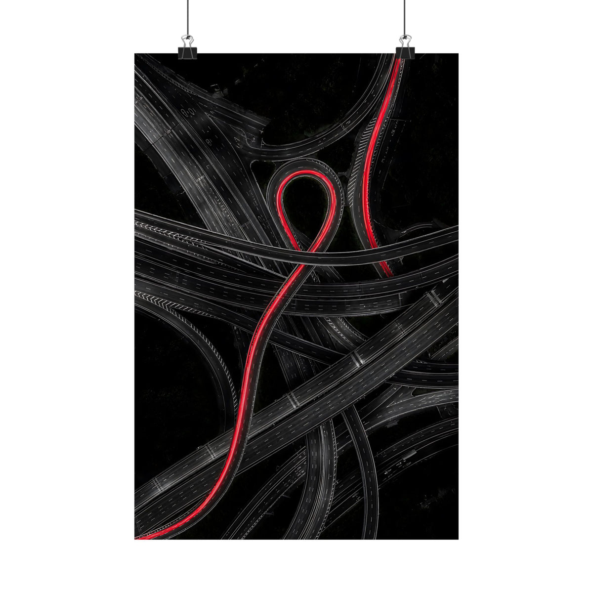 The Route - Car Wall Art | Matte Poster