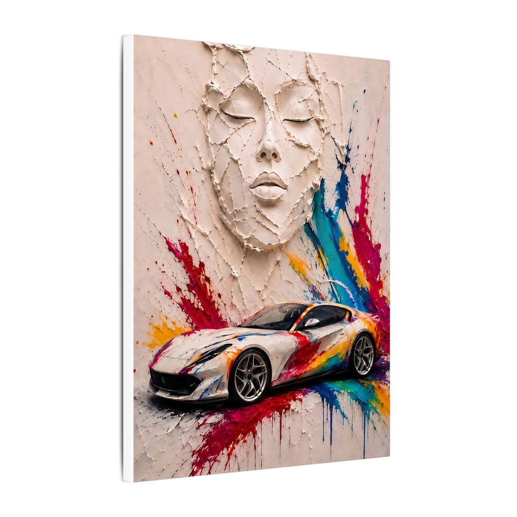 Full Throttle - Supercar Splash Art | Canvas
