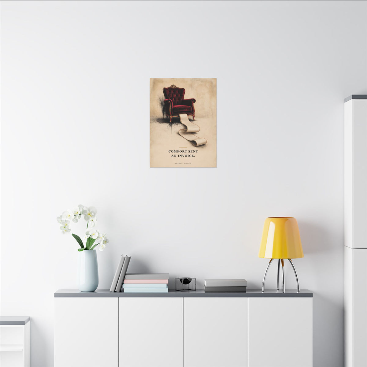 Comfort Sent an Invoice - Funny Wall Art | Canvas
