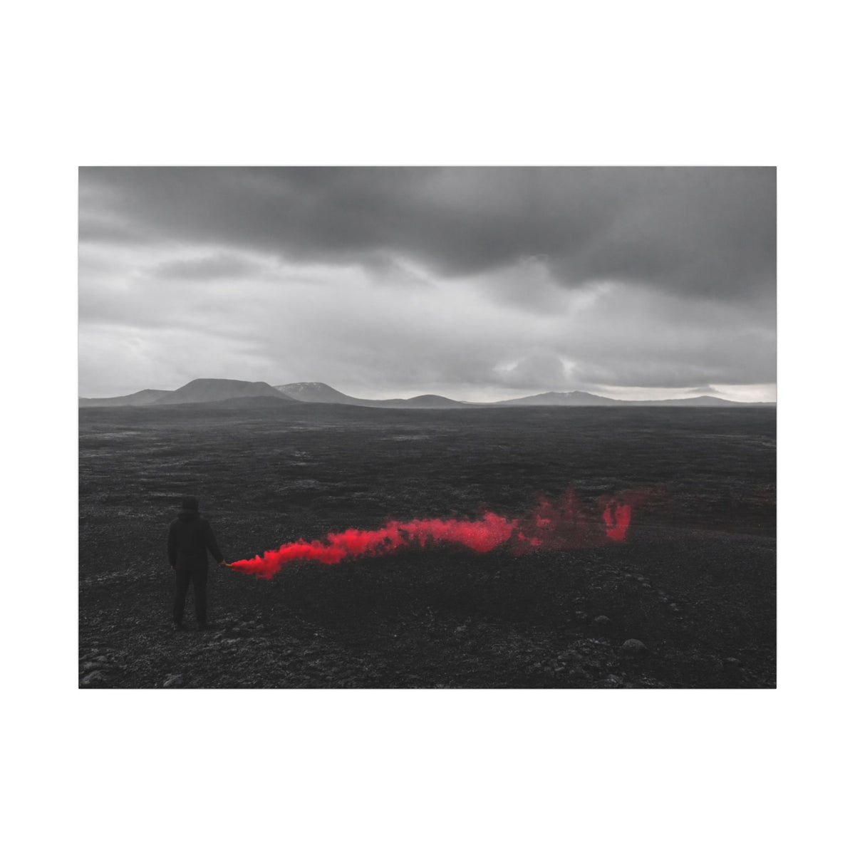 Refuse to Disappear - Above Bed Wall Art | Canvas (Landscape)