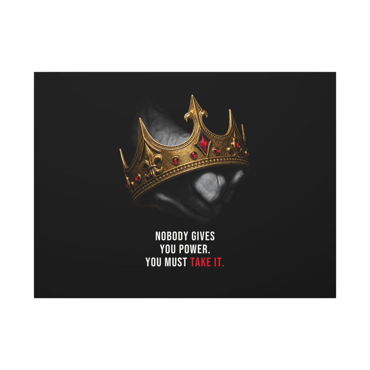 Take the Crown - King Wall Art | Canvas (Landscape)
