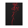 Red Smoke - Wall Art With Red Color | Canvas