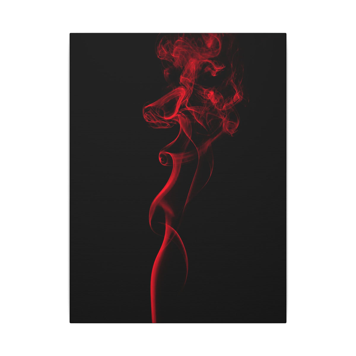 Red Smoke - Wall Art With Red Color | Canvas