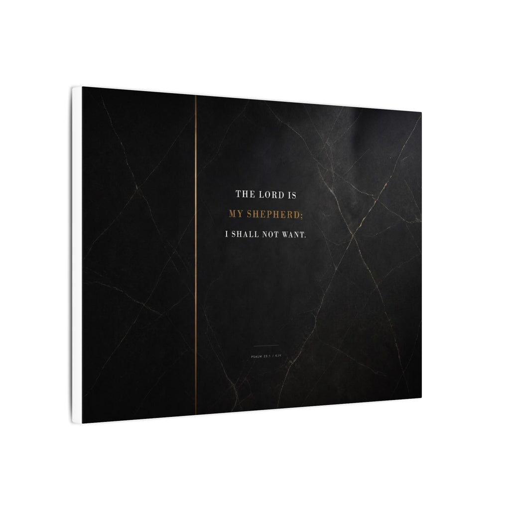 The Lord Is My Shepherd - Psalm 23 Scripture Wall Art | Canvas (Landscape)