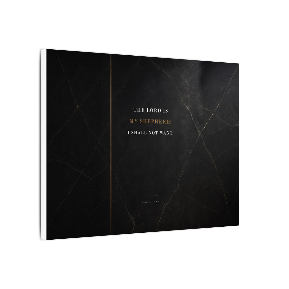 The Lord Is My Shepherd - Psalm 23 Scripture Wall Art | Canvas (Landscape)