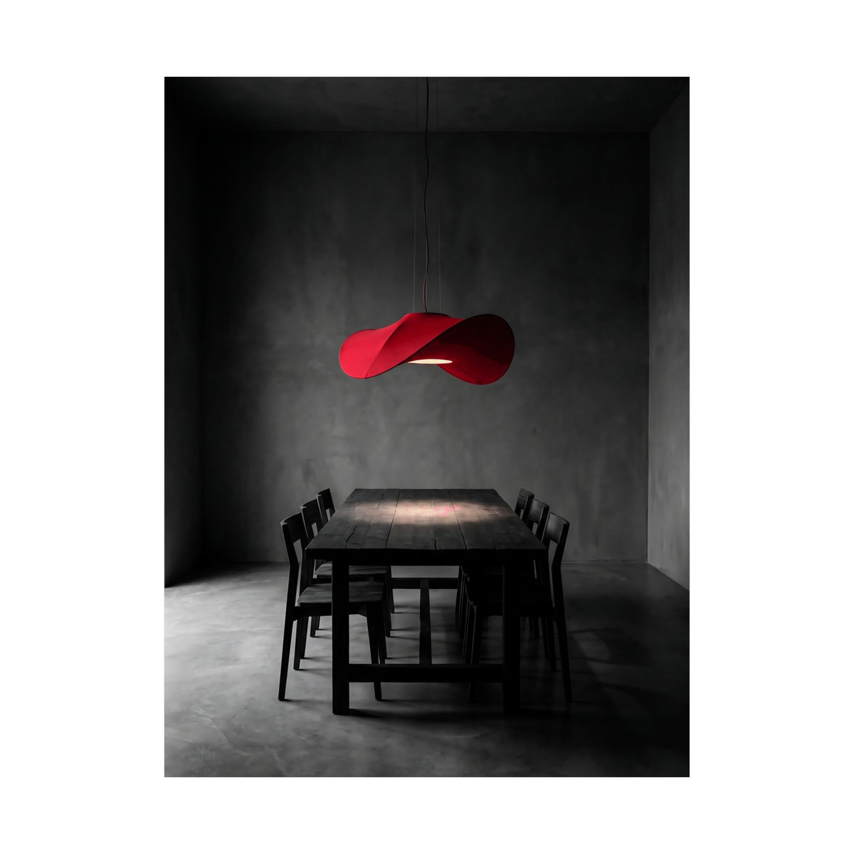 The Light Over the Table - Dining Room Wall Art | Matte Poster