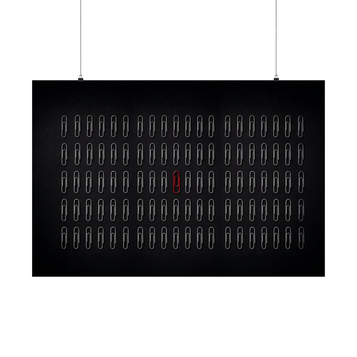 Against the Grid - Office Wall Art | Matte Poster (Landscape)
