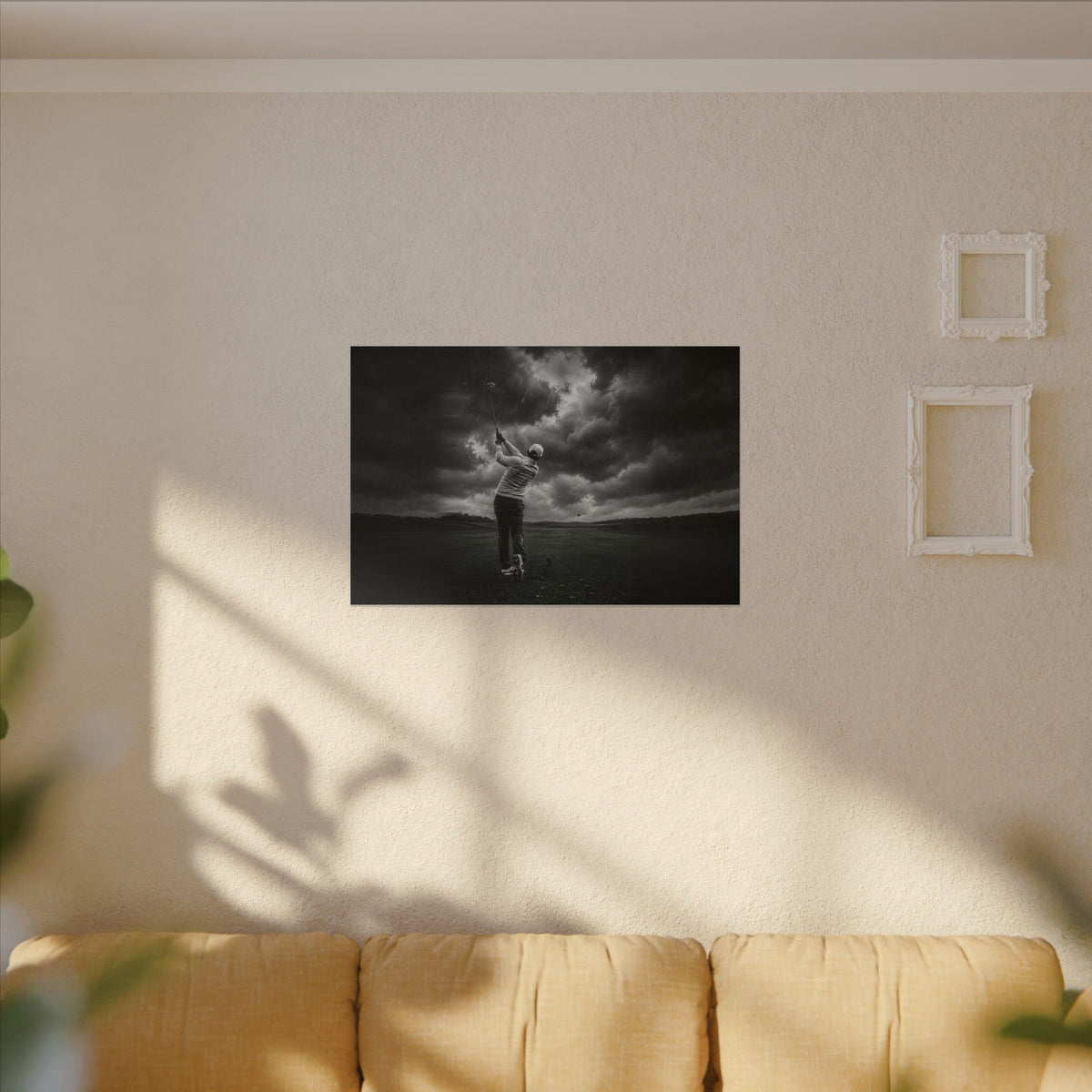 Storm Round - Golf Wall Art | Canvas (Landscape)