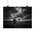 Storm Round - Golf Wall Art | Matte Poster (Landscape)