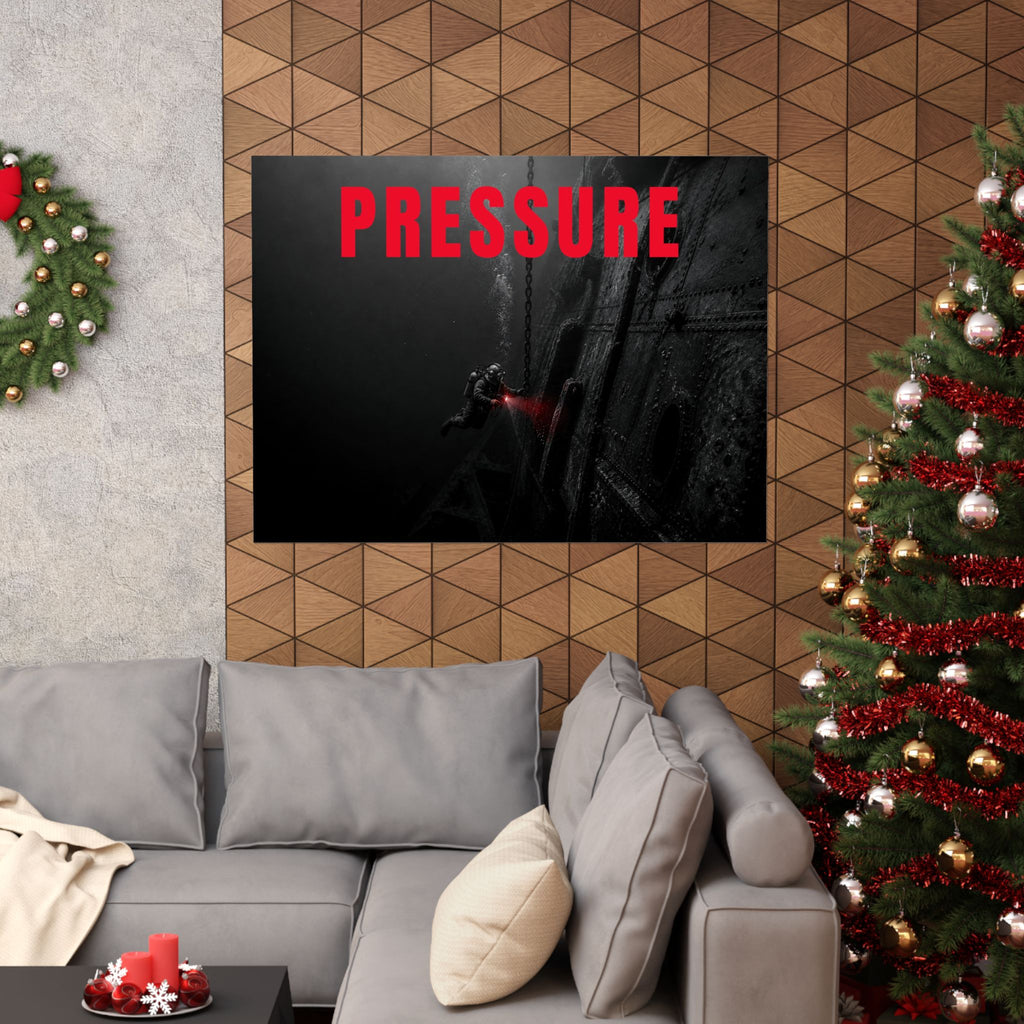 Control the Pressure - Gym Wall Art | Matte Poster (Landscape)