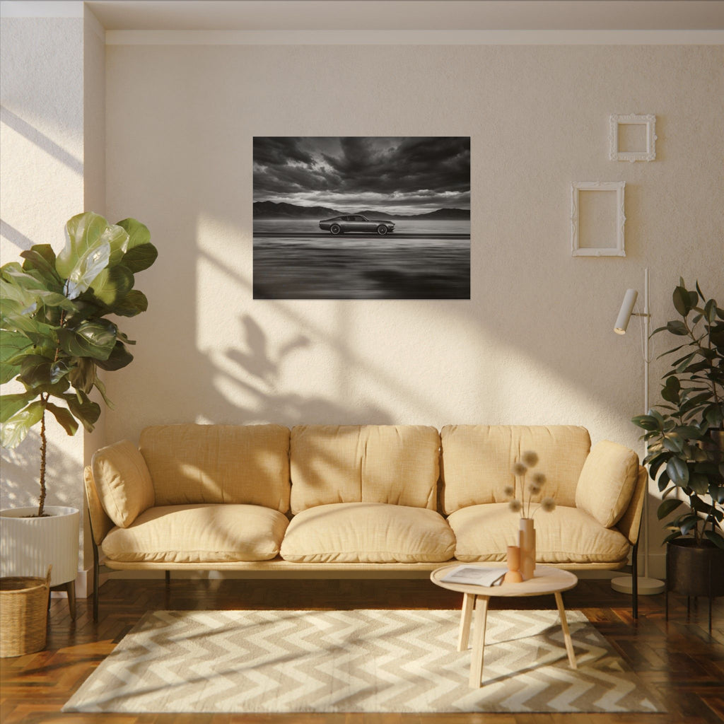 Open Road Velocity - Muscle Car Wall Art | Canvas (Landscape)