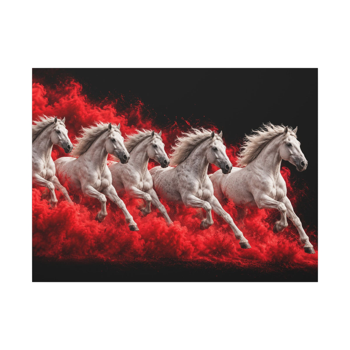 Stampede - Horse Wall Art | Canvas (Landscape)
