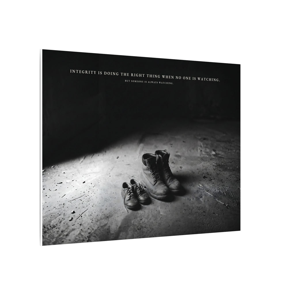 Integrity Is Doing the Right Thing When No One Is Watching - Wall Art | Canvas (Landscape)