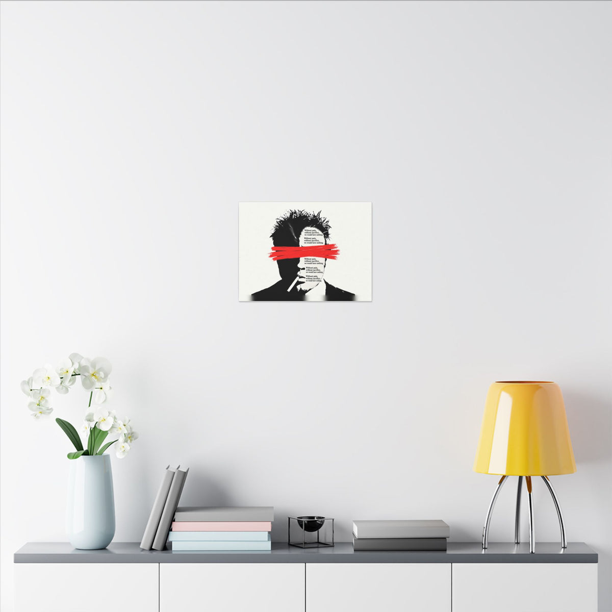 Pain and Sacrifice - Quote Wall Art | Canvas (Landscape)