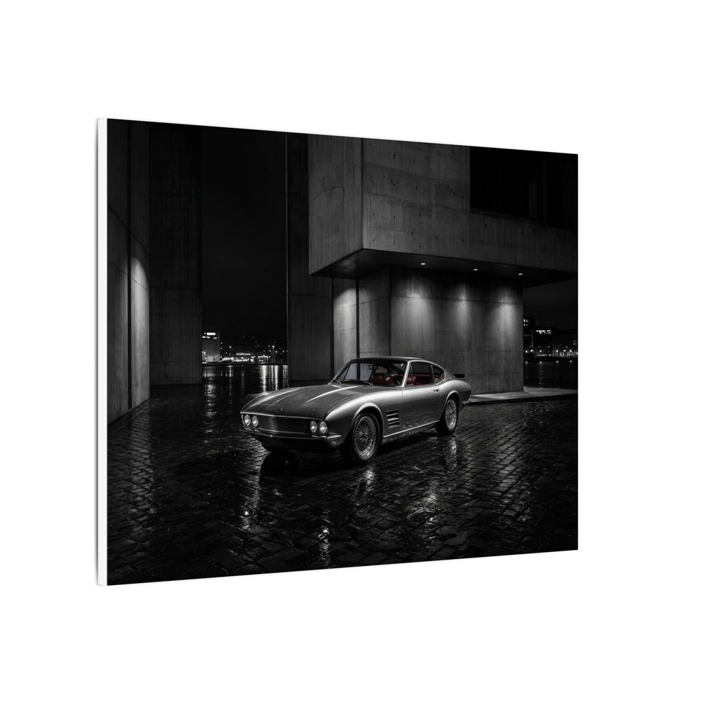 Midnight Grand Tourer - Vintage Car Wall Art | Canvas (Landscape)