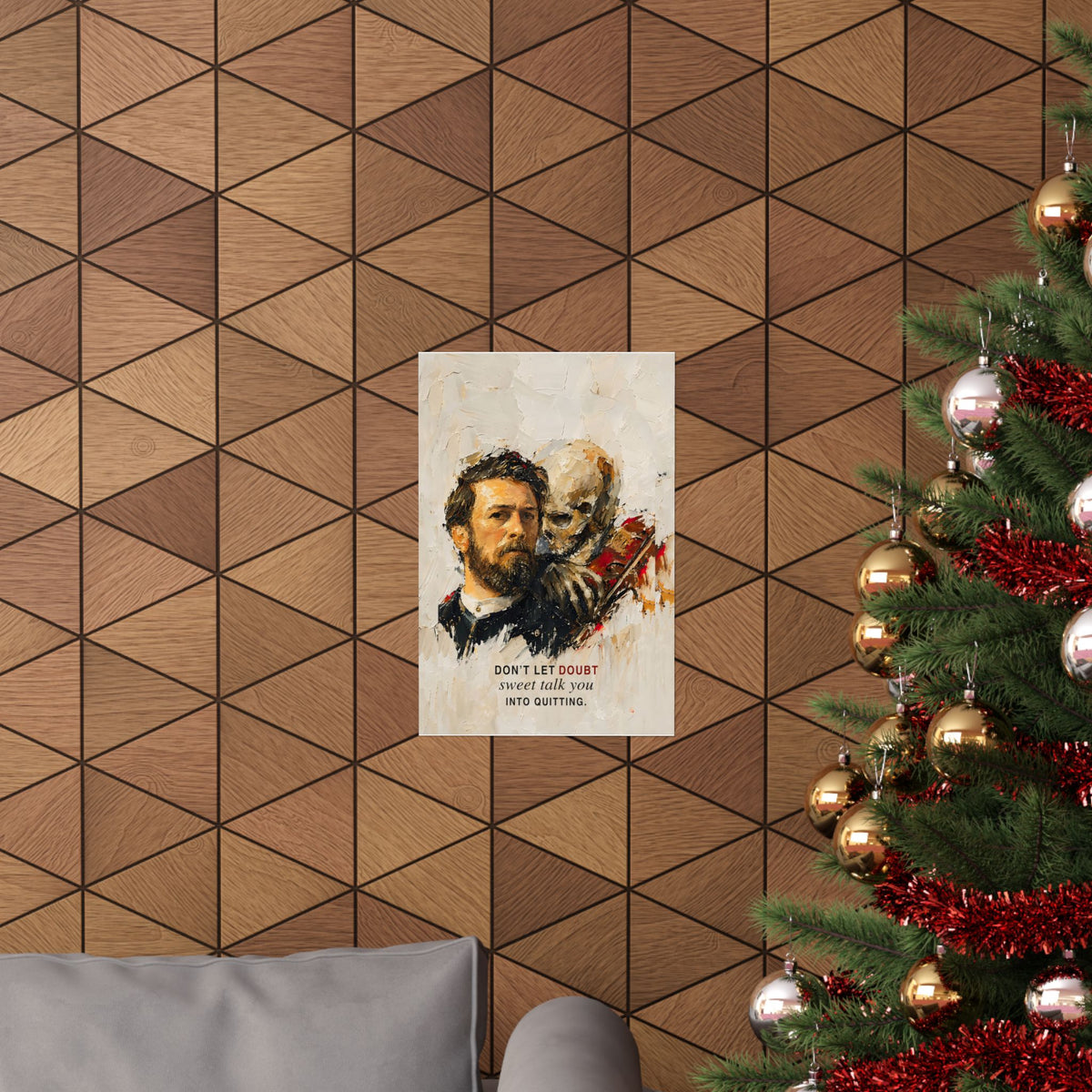 Don't Let Doubt - Motivational Wall Art | Matte Poster