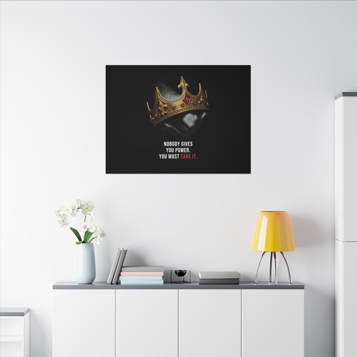 Take the Crown - King Wall Art | Canvas (Landscape)