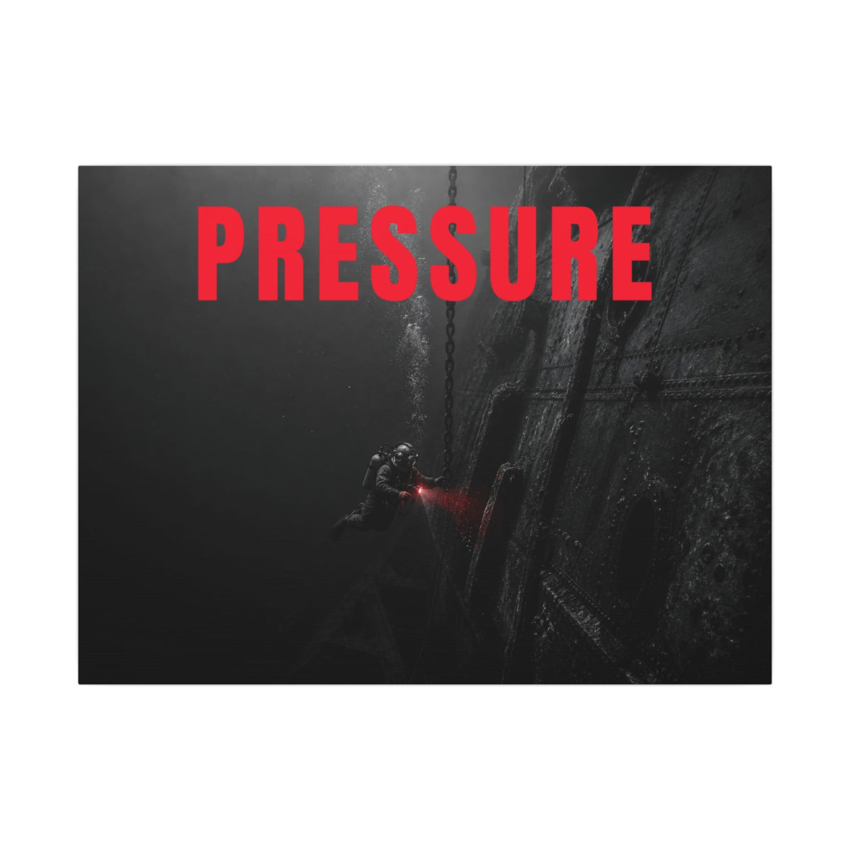 Control the Pressure - Gym Wall Art | Canvas (Landscape)