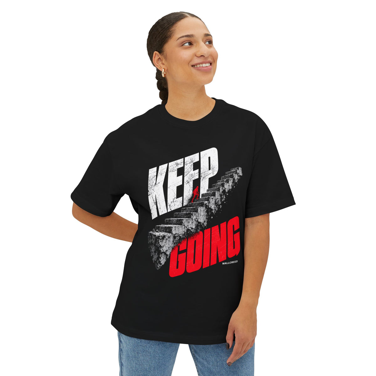 Keep Going | Heavyweight Tee (Front + Back)