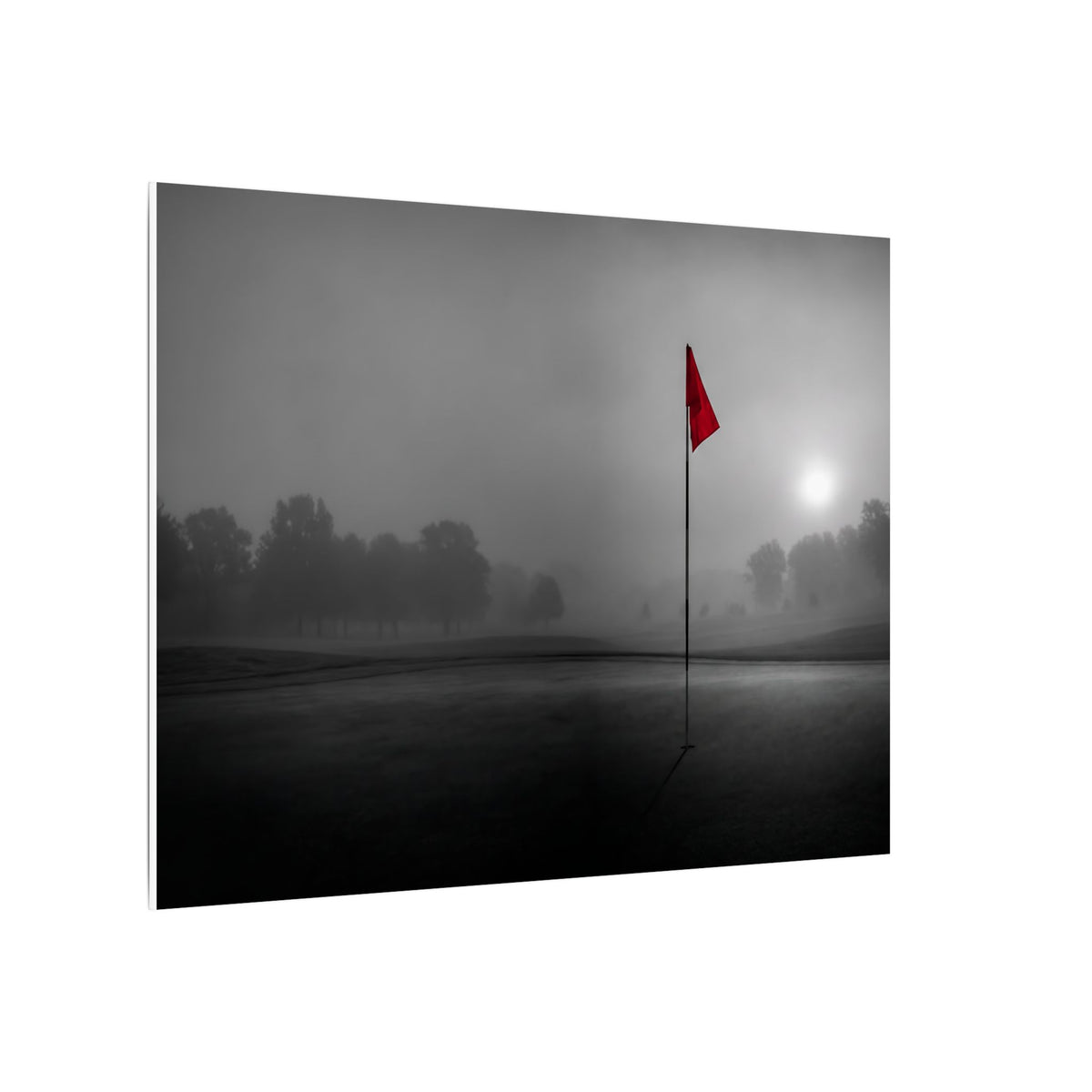 Flag on the Green - Wall Art For Executive Offices | Canvas (Landscape)