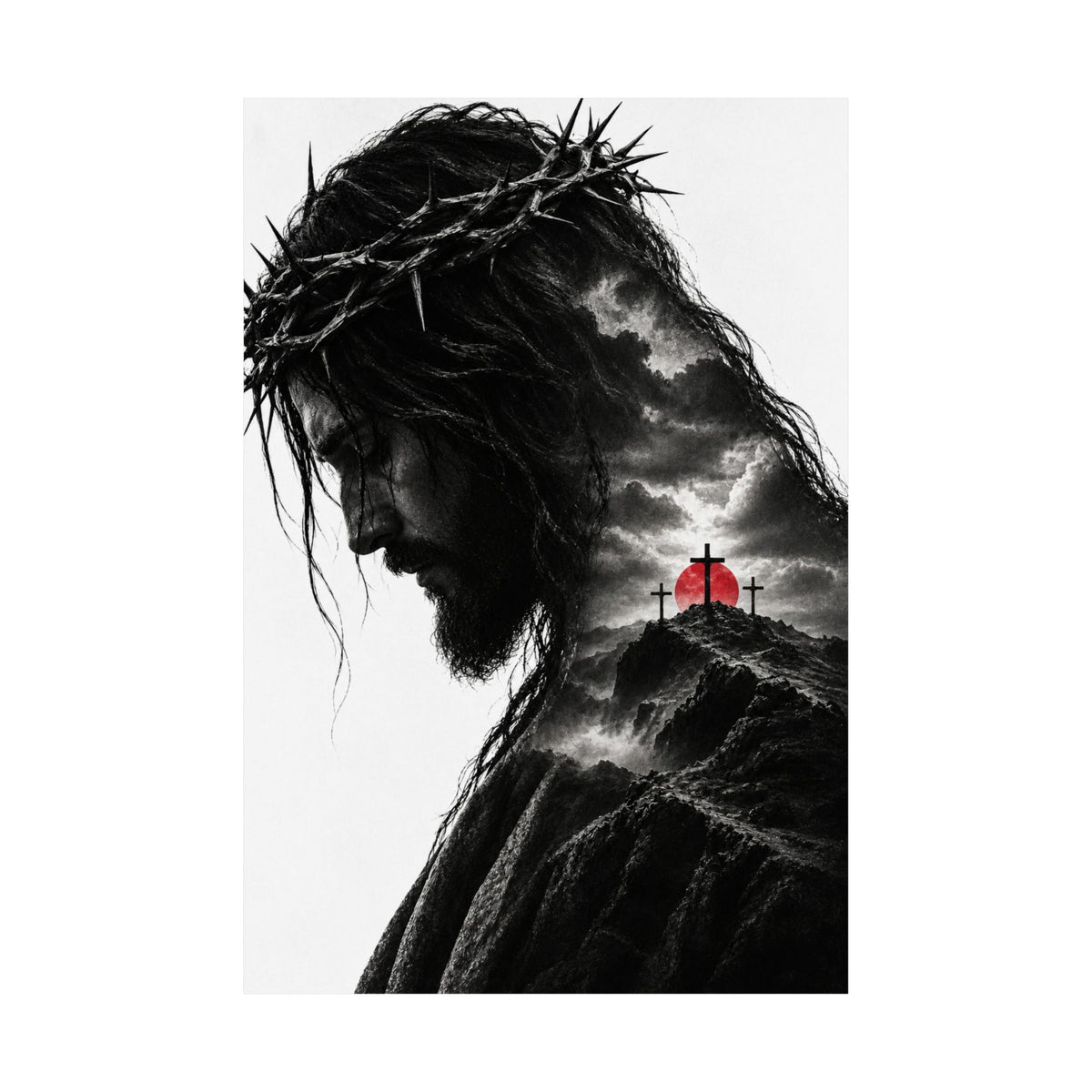Three Crosses - Christian Wall Art | Matte Poster