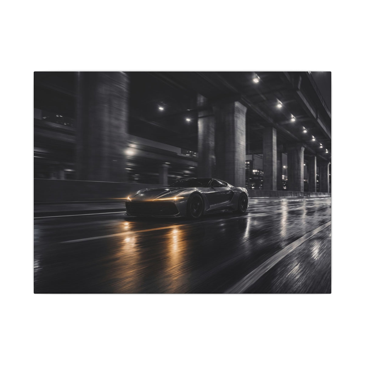 After Dark - Supercar Wall Art | Canvas (Landscape)