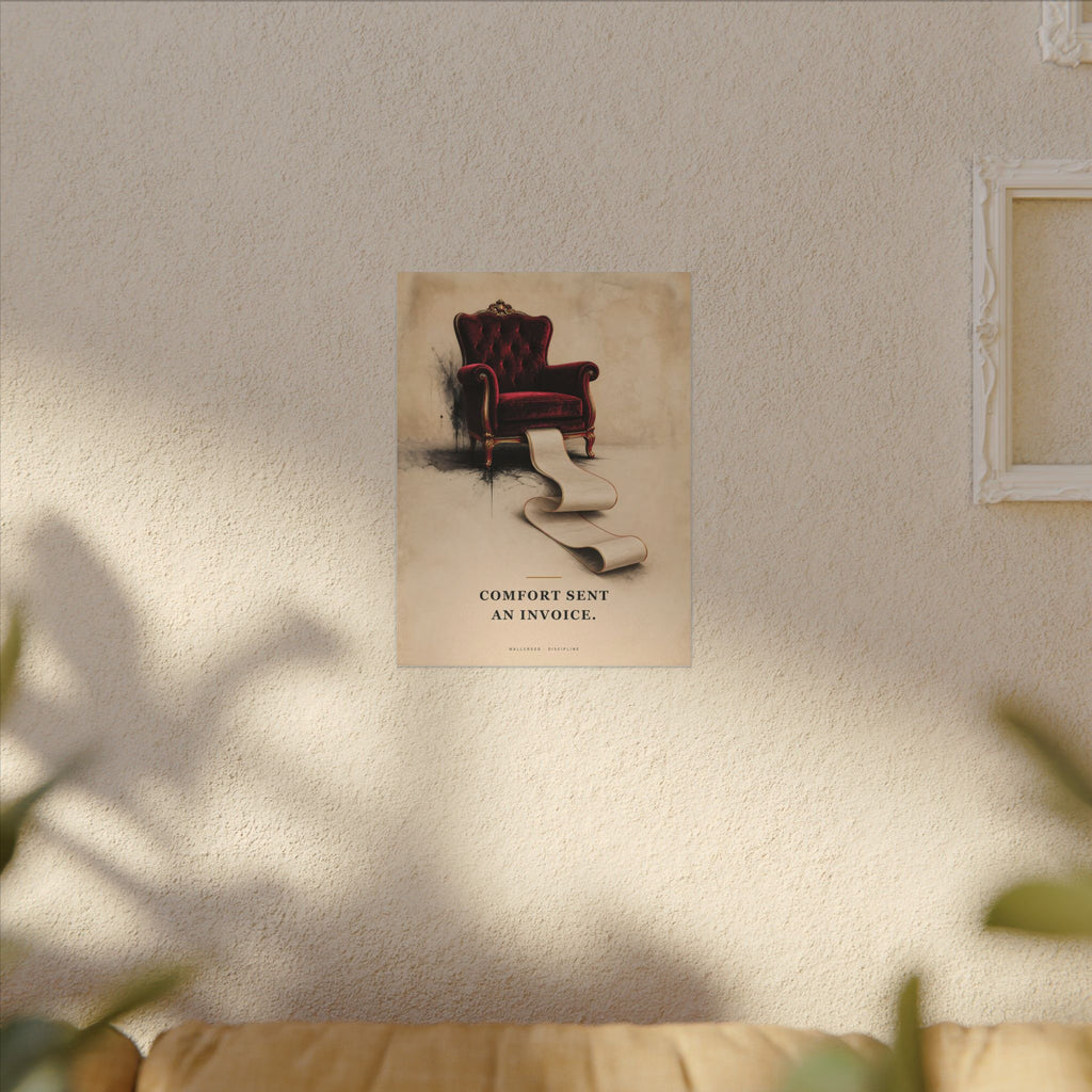 Comfort Sent an Invoice - Funny Wall Art | Canvas