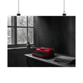 The Red Typewriter - Unique Office Wall Art | Matte Poster (Landscape)