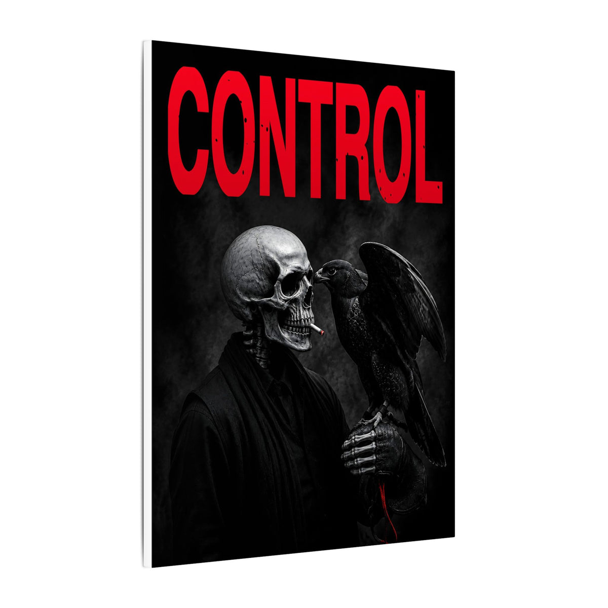 Control - Gothic Raven Artwork | Canvas