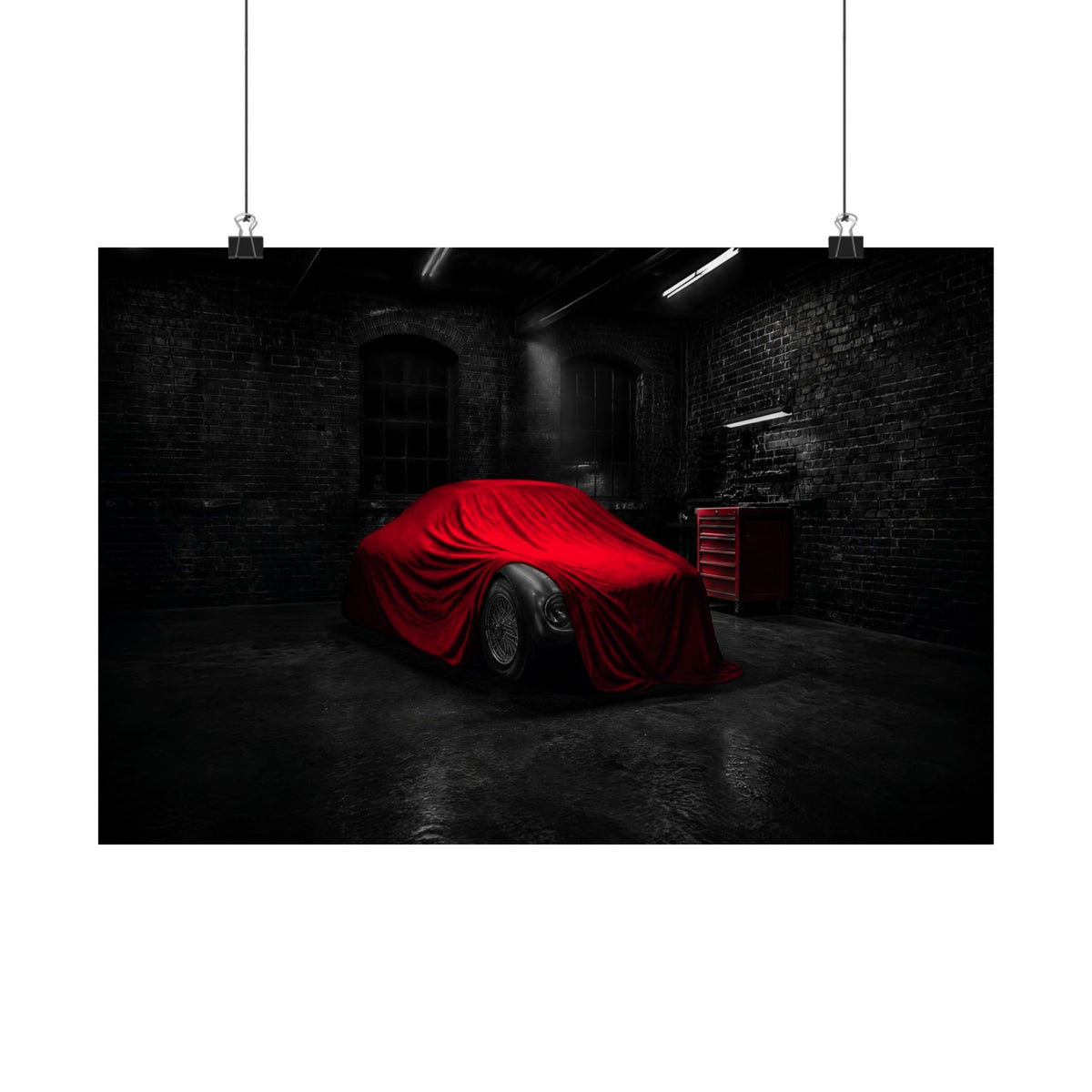 The Project - Car Cover Wall Art | Matte Poster (Landscape)