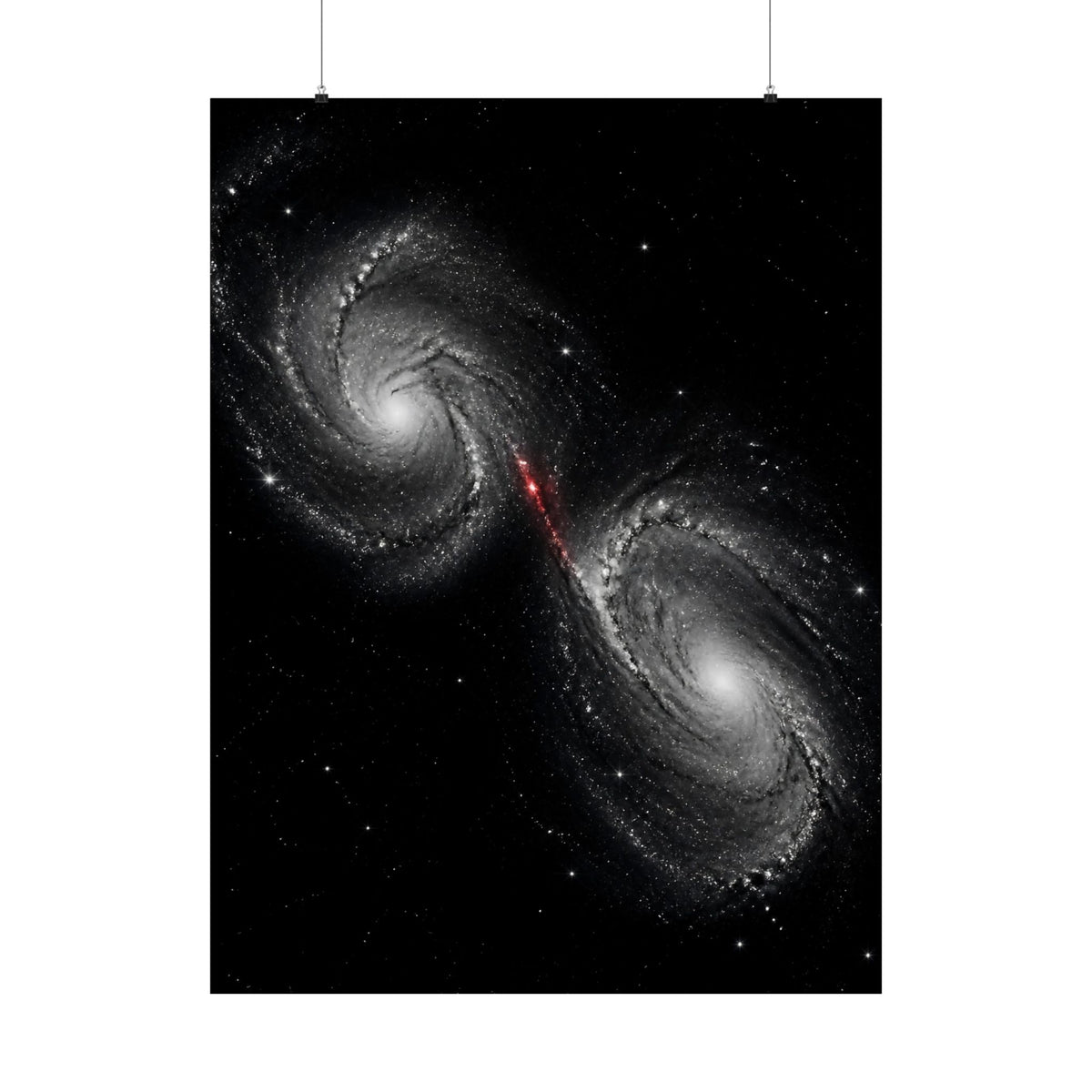 Collision Course - Space Wall Art | Matte Poster