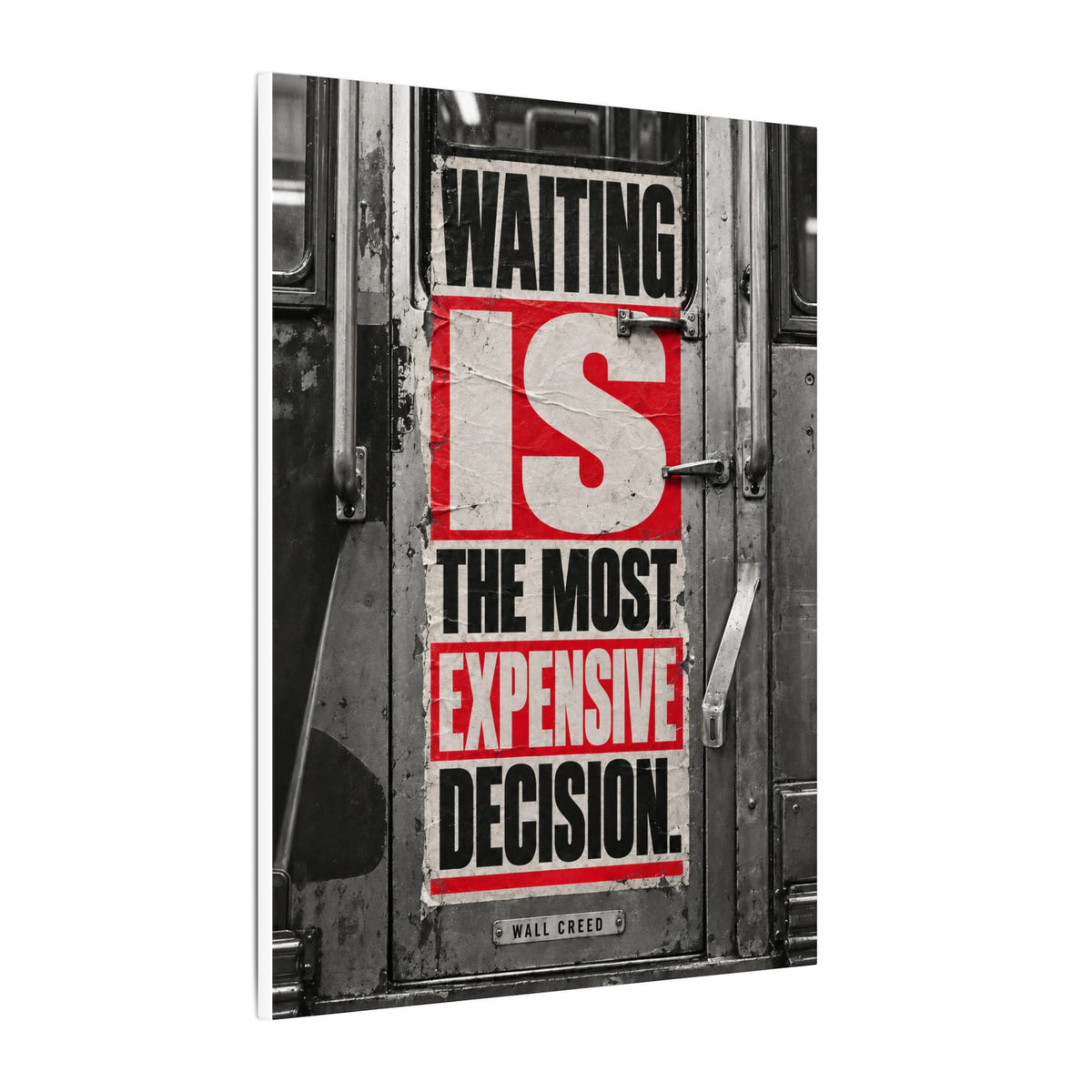 Waiting Is Expensive - Office Quote Wall Art | Canvas