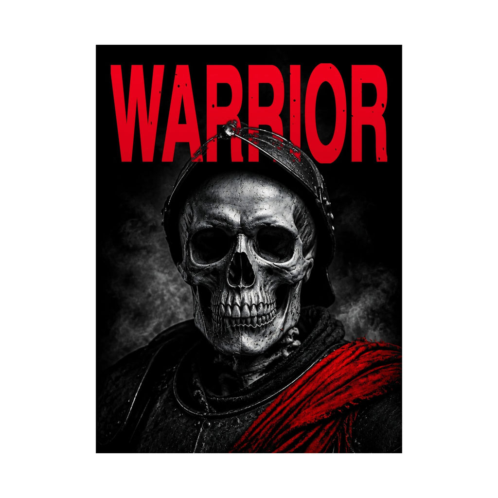 Warrior - Skull Painting | Matte Poster