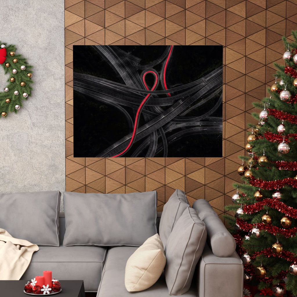 The Route - Car Wall Art | Matte Poster (Landscape)