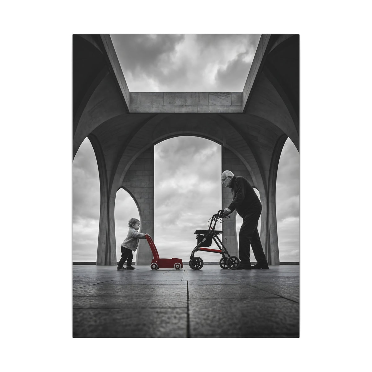 Between the Arches - Bedroom Wall Art | Canvas