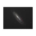 Crimson Orbit - Space Wall Art | Canvas (Landscape)