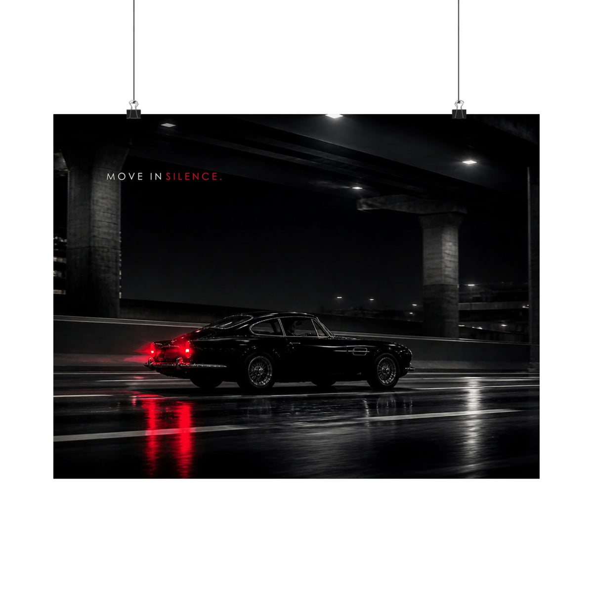 Move in Silence - Car Wall Art | Matte Poster (Landscape)