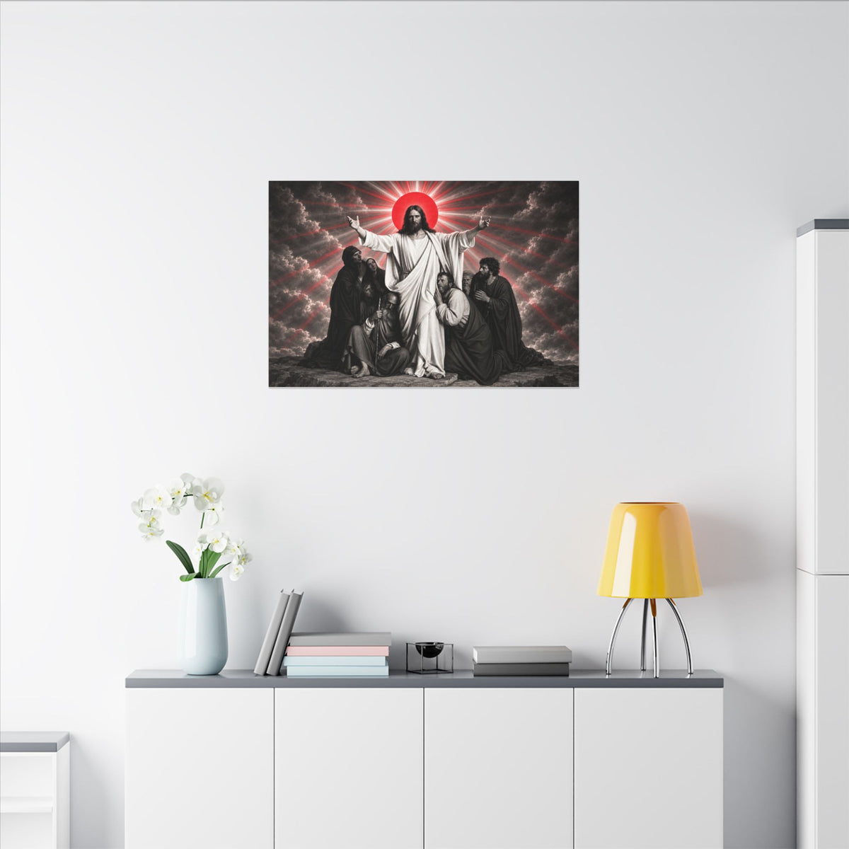 Christ and the Disciples - Christian Wall Art | Canvas (Landscape)