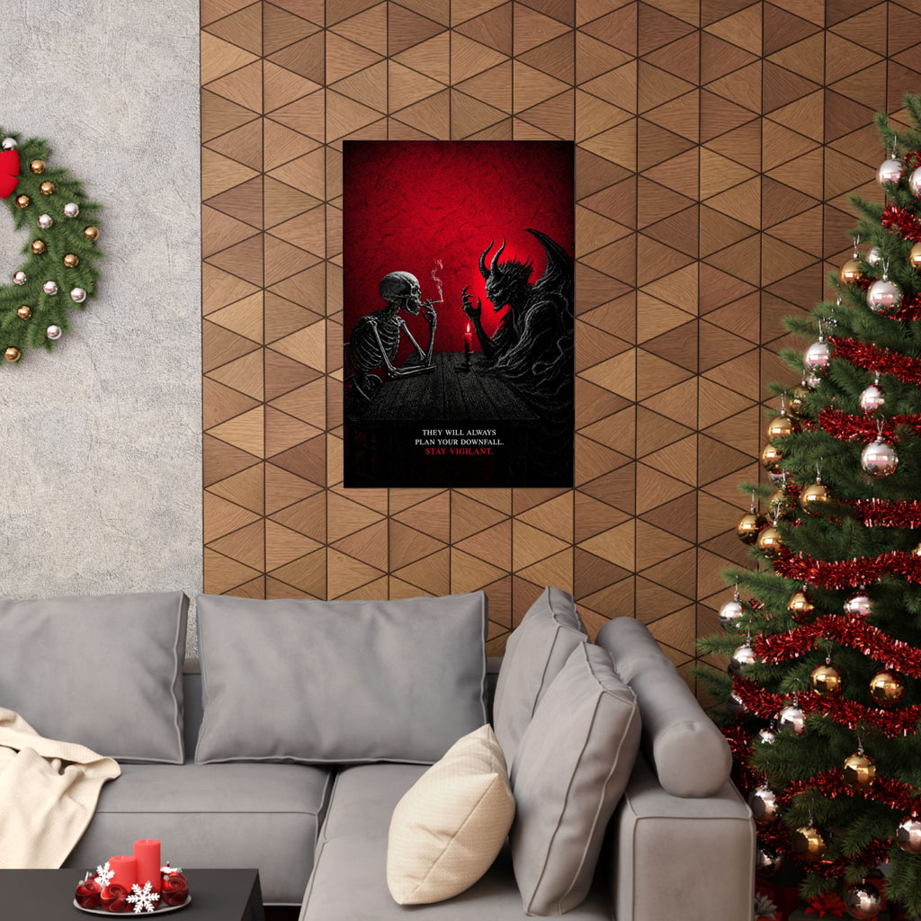 Stay Vigilant - Dark Wall Art | Matte Poster