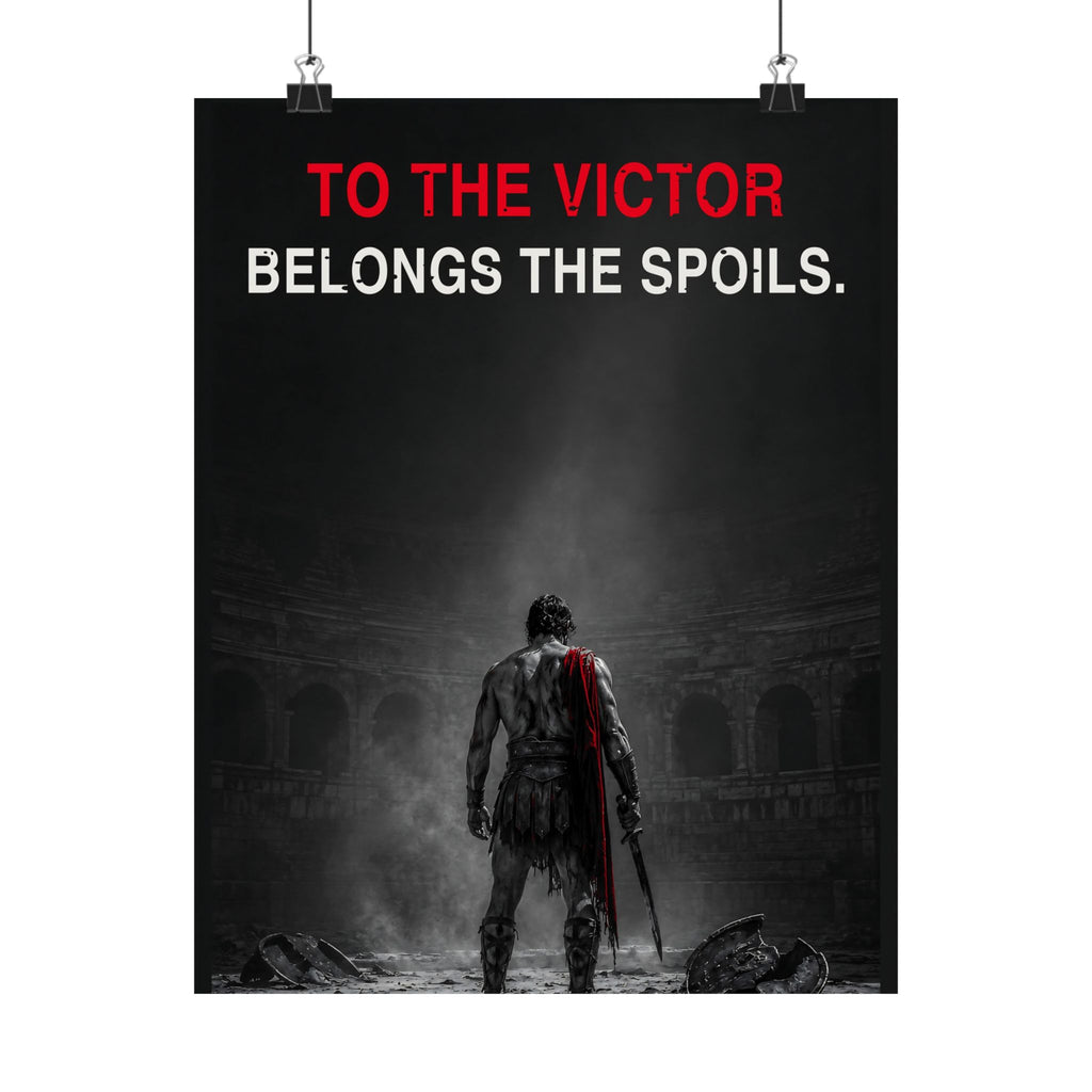 To the Victor - Gladiator Wall Art | Matte Poster