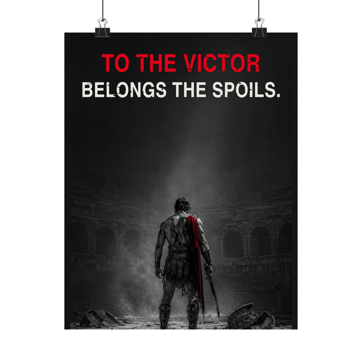 To the Victor - Gladiator Wall Art | Matte Poster