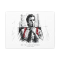 Child of Divorce Sketch - Dark Office Wall Art | Canvas (Landscape)