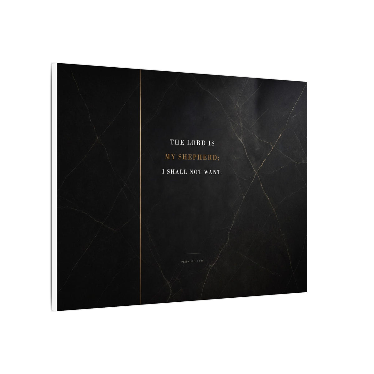 The Lord Is My Shepherd - Psalm 23 Scripture Wall Art | Canvas (Landscape)