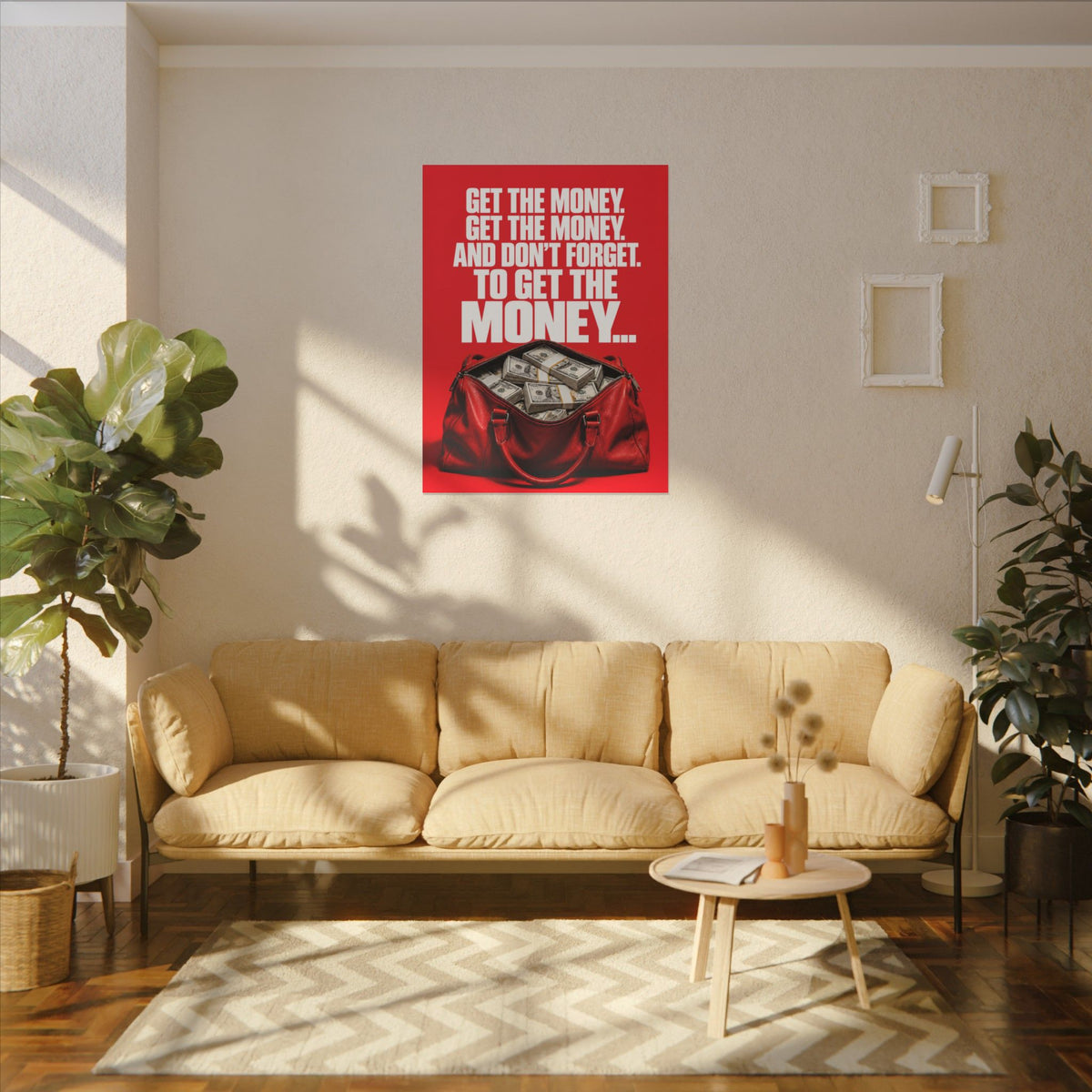 Get the Money - Money Wall Art | Canvas