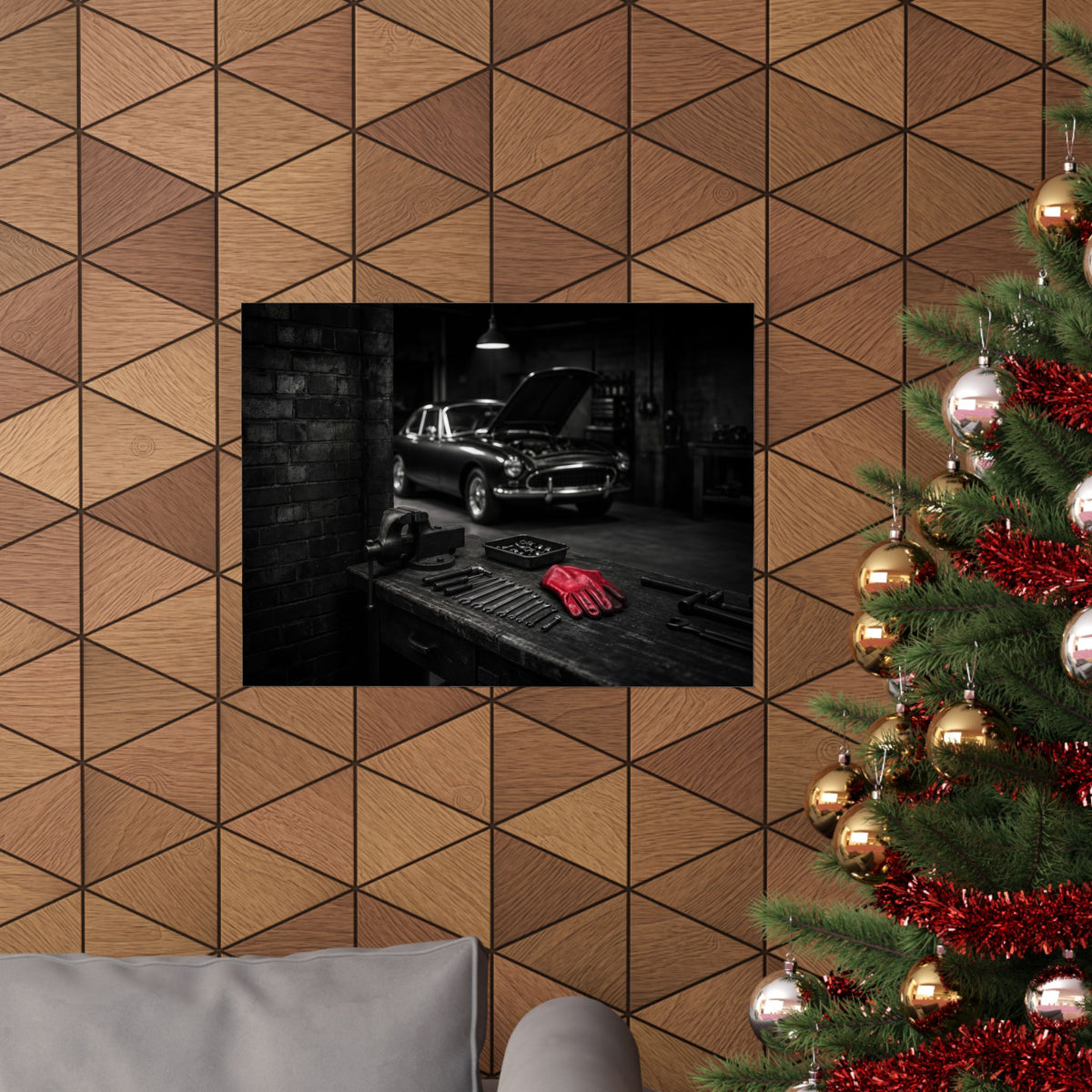 Built, Not Bought - Garage Wall Art | Matte Poster (Landscape)