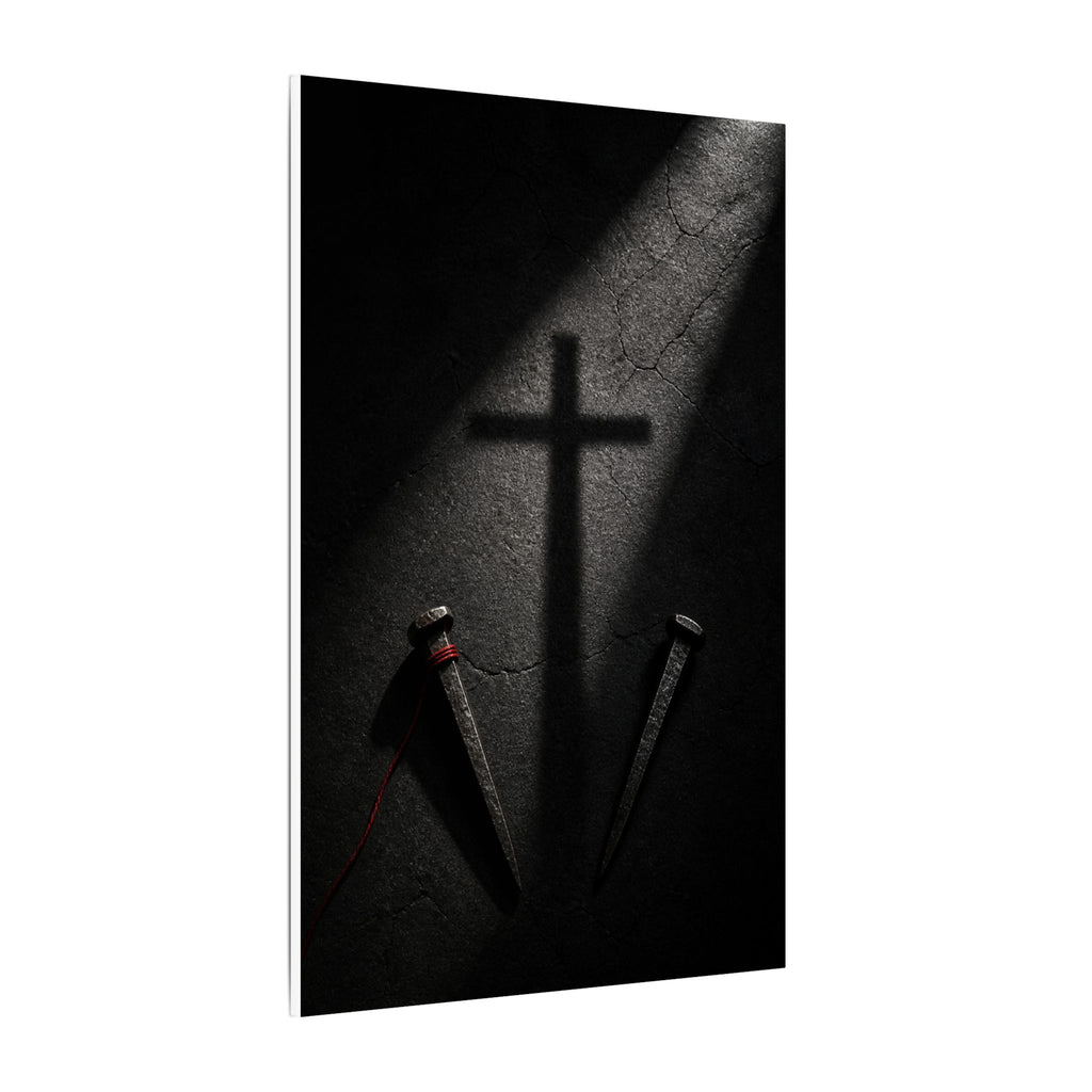 Nails and Shadow - Christian Wall Art | Canvas