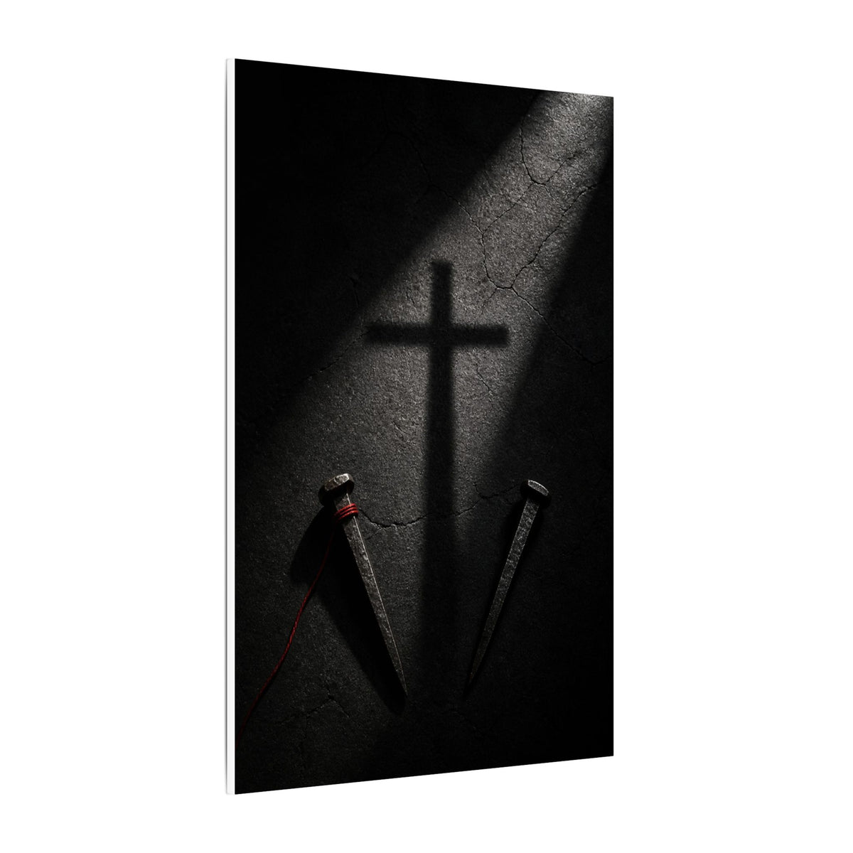 Nails and Shadow - Christian Wall Art | Canvas