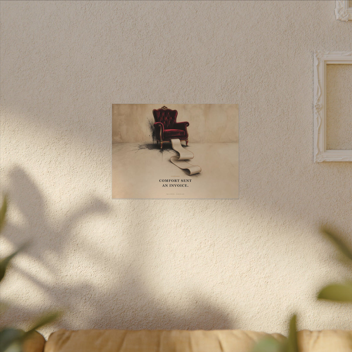 Comfort Sent an Invoice - Funny Wall Art | Canvas (Landscape)