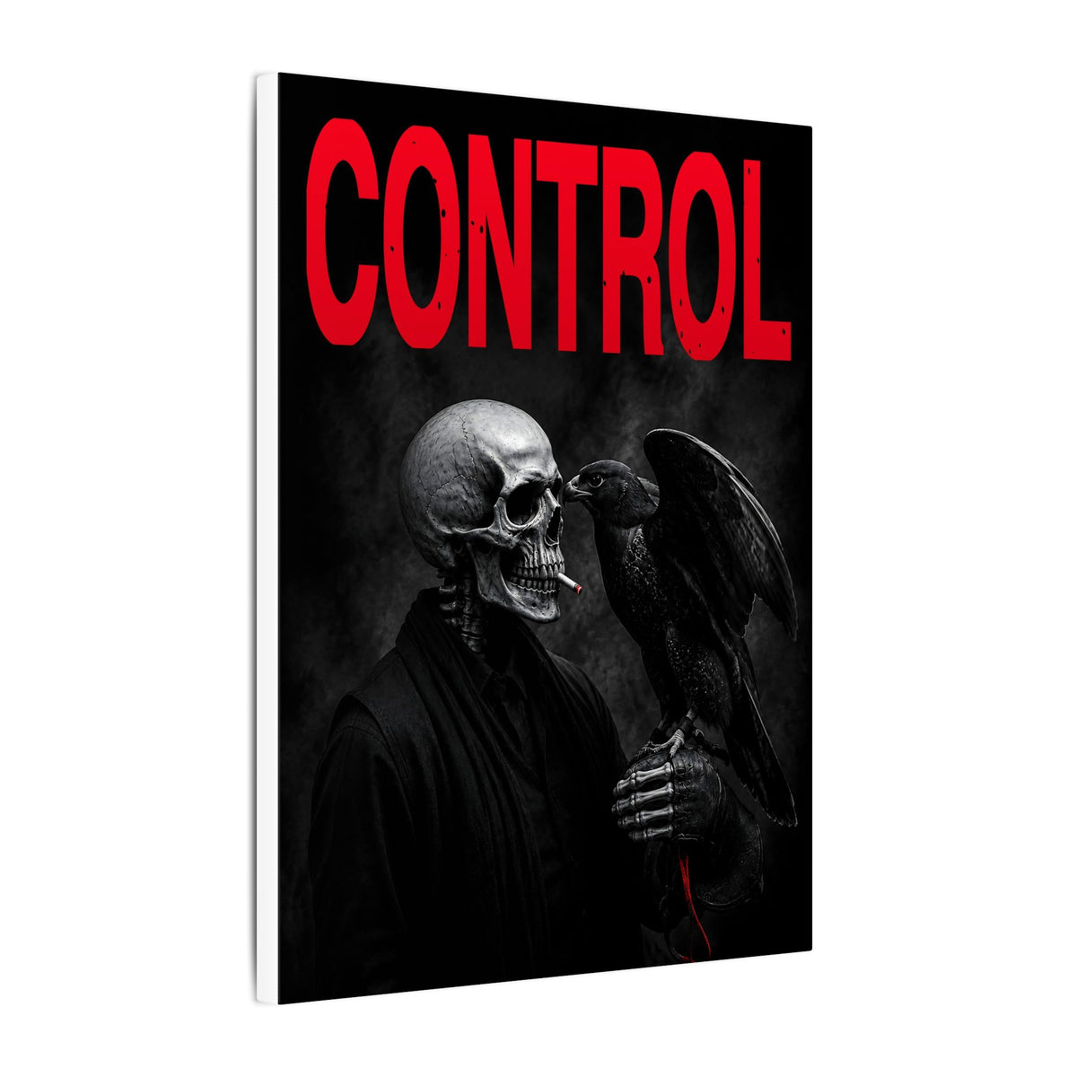 Control - Gothic Raven Artwork | Canvas