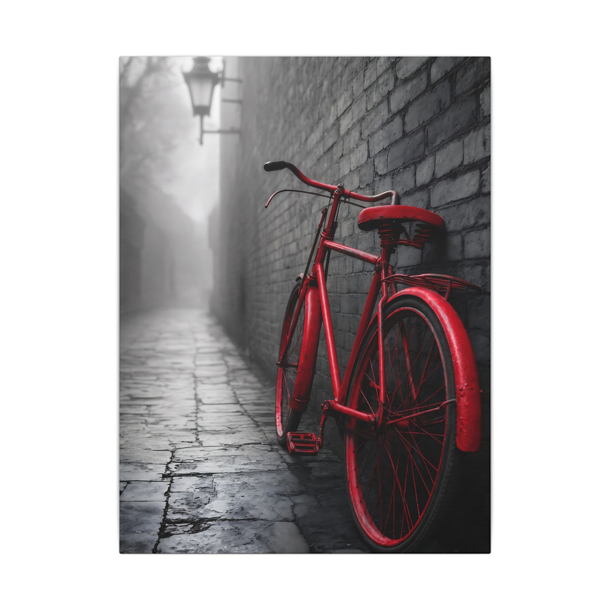 The Red Bicycle - Unique Office Wall Decor | Canvas